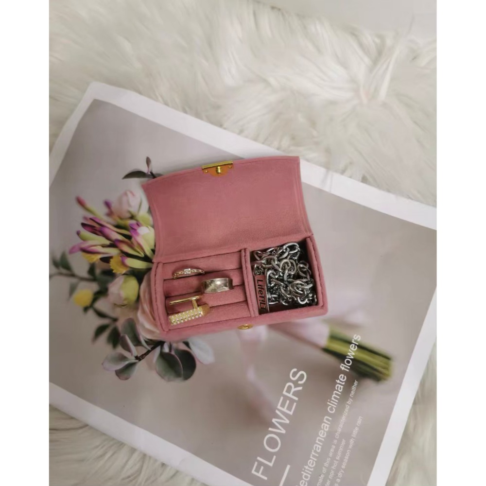 ⚡️24ʜ出貨⚡️迷你首飾盒 復古首飾盒 復古飾品盒  外出飾品盒  飾品收納盒 隨身飾品收納 耳環盒 項鍊盒 手鍊盒-規格圖6