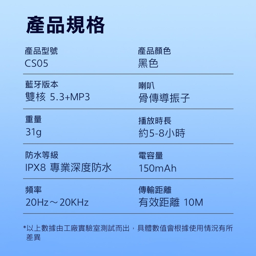 小米有品 | Lydsto真骨傳導藍芽耳機-黑 骨傳導 藍芽 運動 防水 游泳 雙核-細節圖11