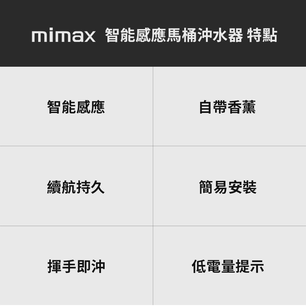 小米有品 |  mimax 智能感應馬桶沖水器 沖水 馬桶-細節圖2