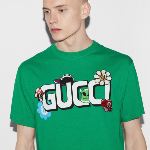 古馳 Gucci 2024 最最最新款 💕刺繡印花T恤，這些靈動圖案汲取藝術、設計與時尚之精髓，銳意打破常規風格✨