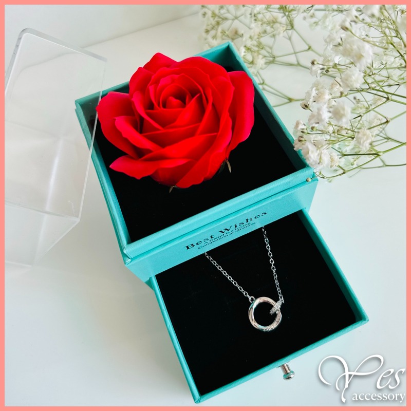 ✨Yes accessory飾吧✨玫瑰花首飾禮盒-細節圖3