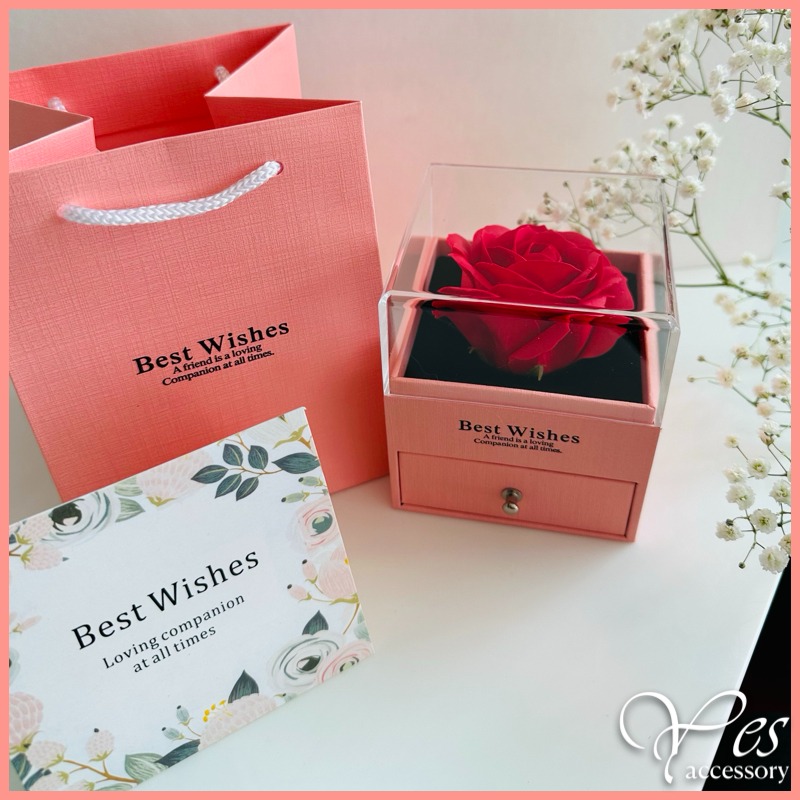 ✨Yes accessory飾吧✨玫瑰花首飾禮盒-細節圖9