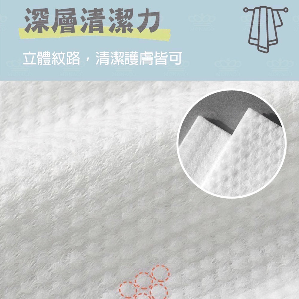 【7-ELEVEN 門市團購】MONACO-純植物性纖維強吸水拋棄式浴巾 3件組-細節圖4