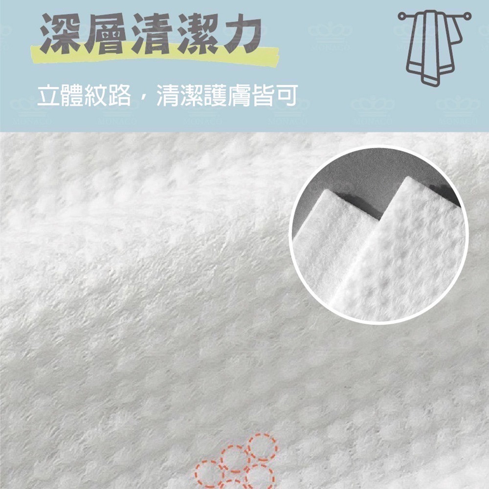 【限時購】MONACO-純植物性纖維強吸水拋棄式浴巾 3件組-細節圖4