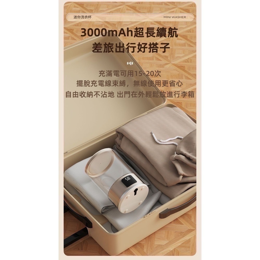 【限時購】迷你便攜無線洗衣機-細節圖4