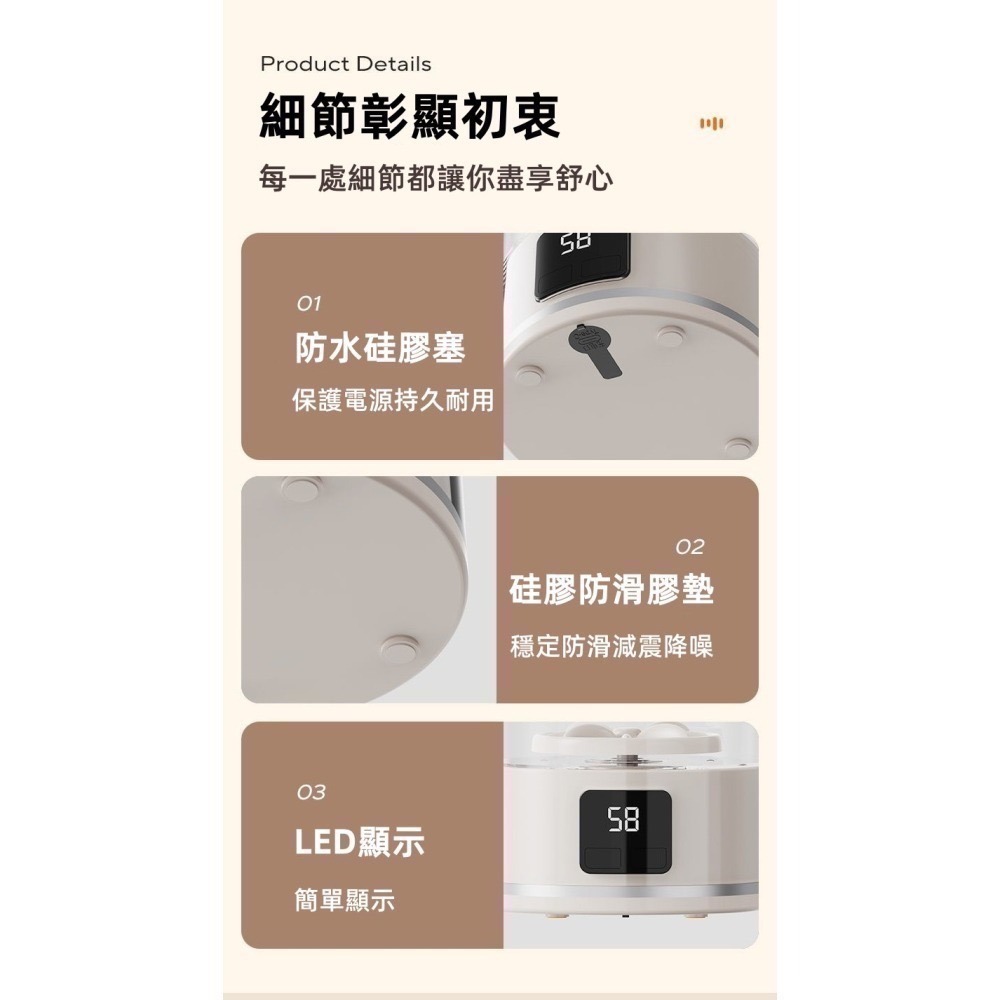 【限時購】迷你便攜無線洗衣機-細節圖8