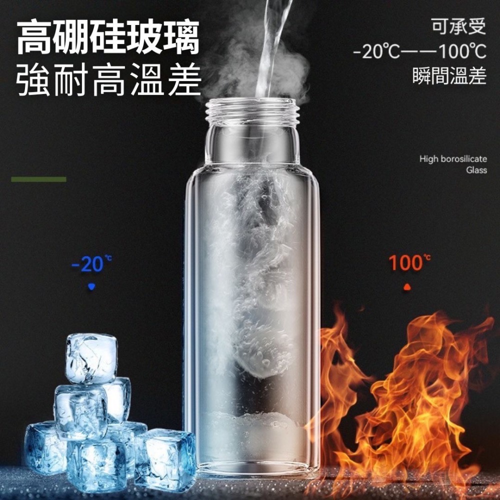 304不鏽鋼茶倉玻璃水杯-細節圖4