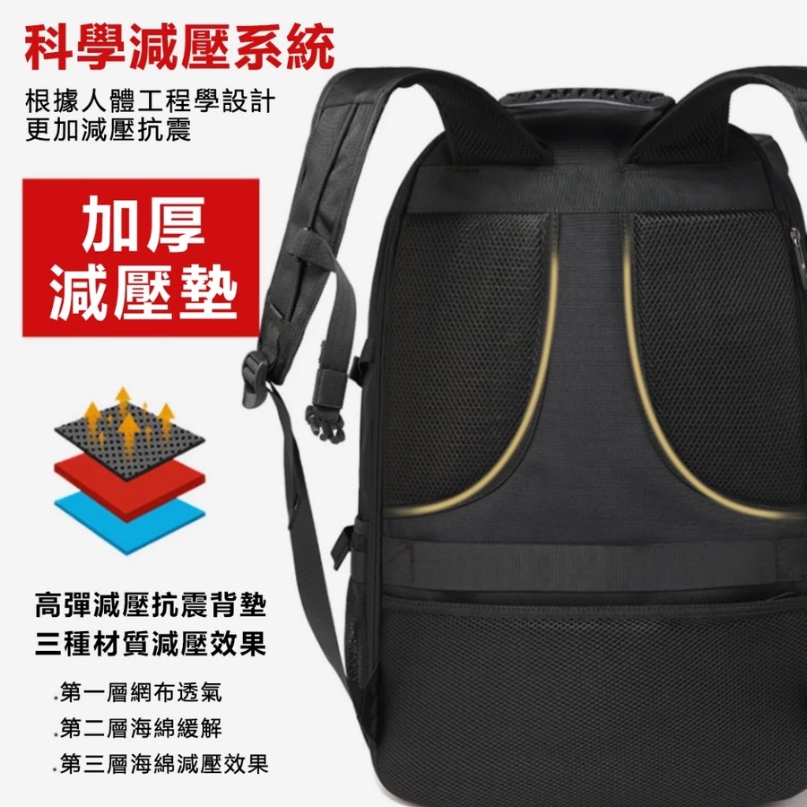 旅行登山收納後背包-80L含鞋倉-細節圖3