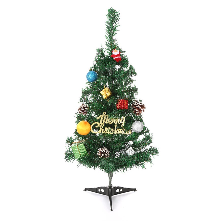 迷你聖誕樹裝飾辦公室桌面pvc小樹裝飾擺件60cm-細節圖5