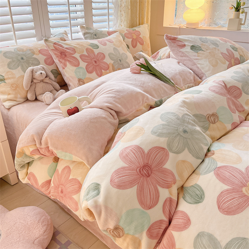 【7-ELEVEN 門市團購】軟軟牛奶絨暖暖床包四件套-細節圖8