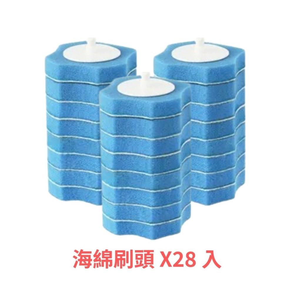 拋棄式馬桶刷套組（含8個替換頭+收納盒）+28枚替換頭，共36個清潔替換頭-細節圖5