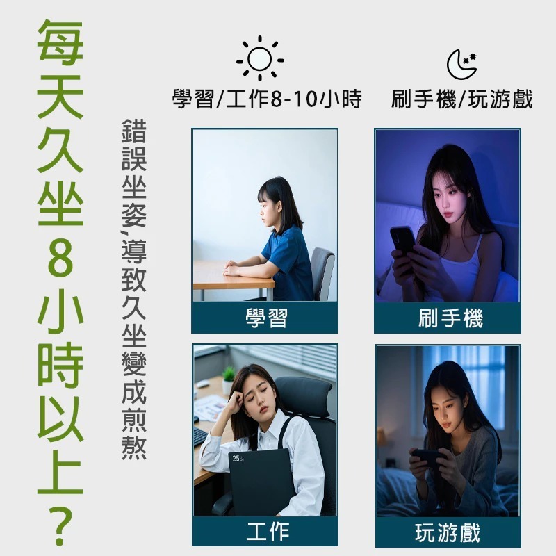 【限時購】坐骨神經墊子尾椎康復椅墊-細節圖5