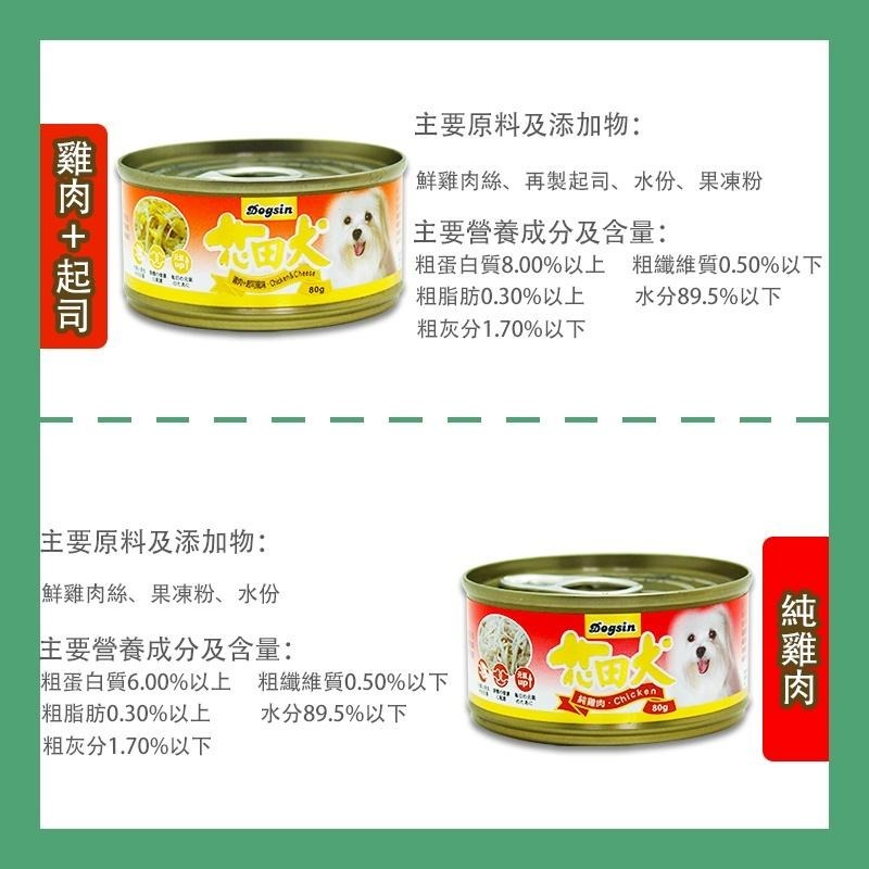 Dogsin 花田犬狗罐 80g  狗零食 狗餐盒 犬罐  寵物狗罐頭 口味可混搭-細節圖4
