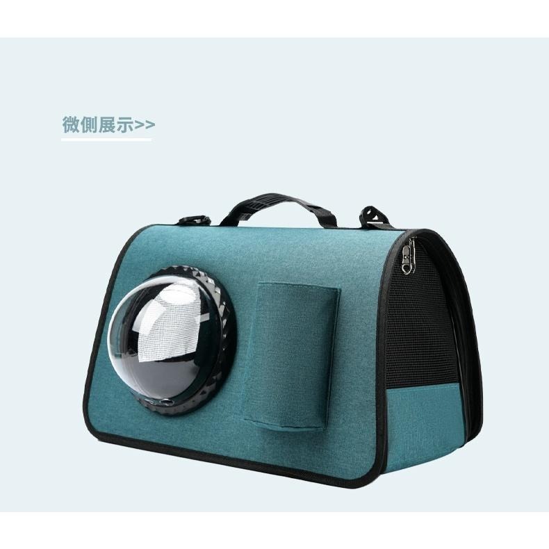 【毛小孩星球】透氣大容量寵物太空艙包 透氣寵物包 出行太空艙手提貓包貓咪單肩 單肩透氣寵物包-細節圖7