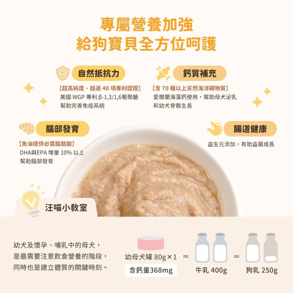 【毛小孩星球】幼犬95%營養無膠主食罐 單罐80g&165g狗罐 無膠 幼母犬 全口味【汪喵星球】-細節圖4