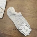 【W.K】韓國2024春夏新款麻花紋船襪-規格圖7