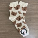 【W.K】韓國滿版動物中筒襪-規格圖6