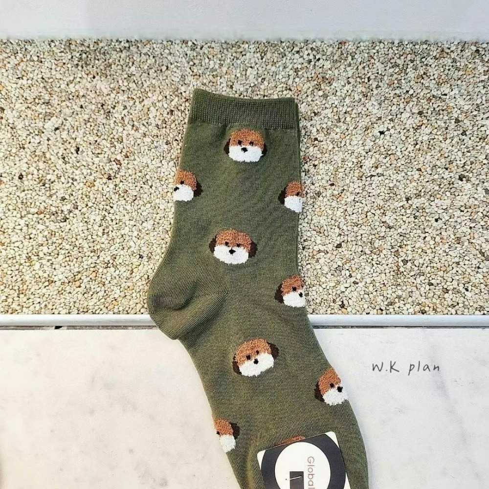 【W.K】韓國狗狗中筒襪-細節圖3