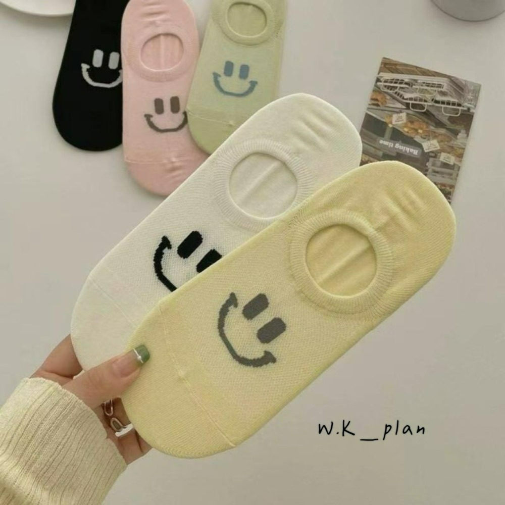 【W.K】韓國夏季新款表情隱形襪-細節圖2