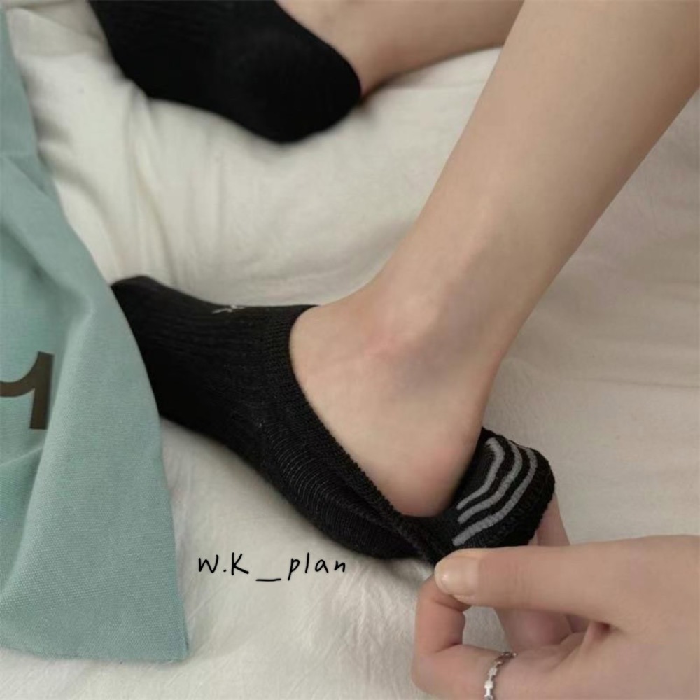 【W.K預購】韓國夏季新款 蝴蝶結隱形襪-細節圖5