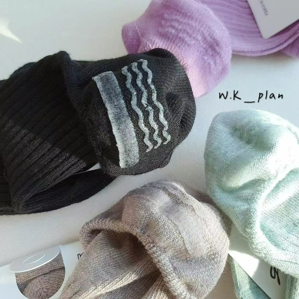 【W.K】韓國素色船襪 女襪 短襪 韓國襪子 防滑 現貨 簡約 素色-細節圖4