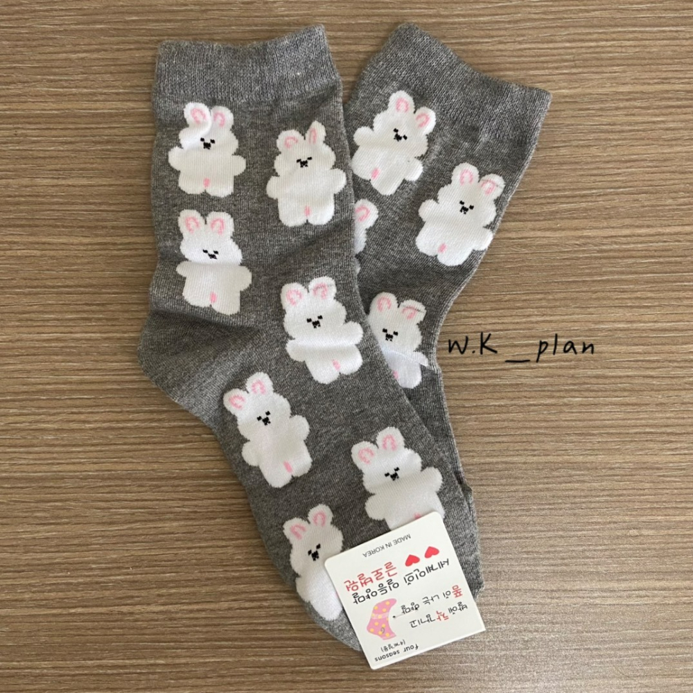 【W.K】韓國滿版動物中筒襪-細節圖5