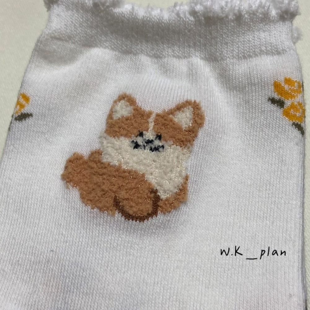 【W.K】絨毛滿版狗狗襪-細節圖2