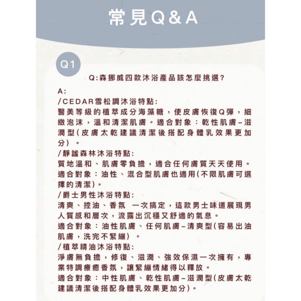 森挪威 · 經典 爵士男性沐浴 ｜深層控油 不刺鼻 女人更愛-細節圖4