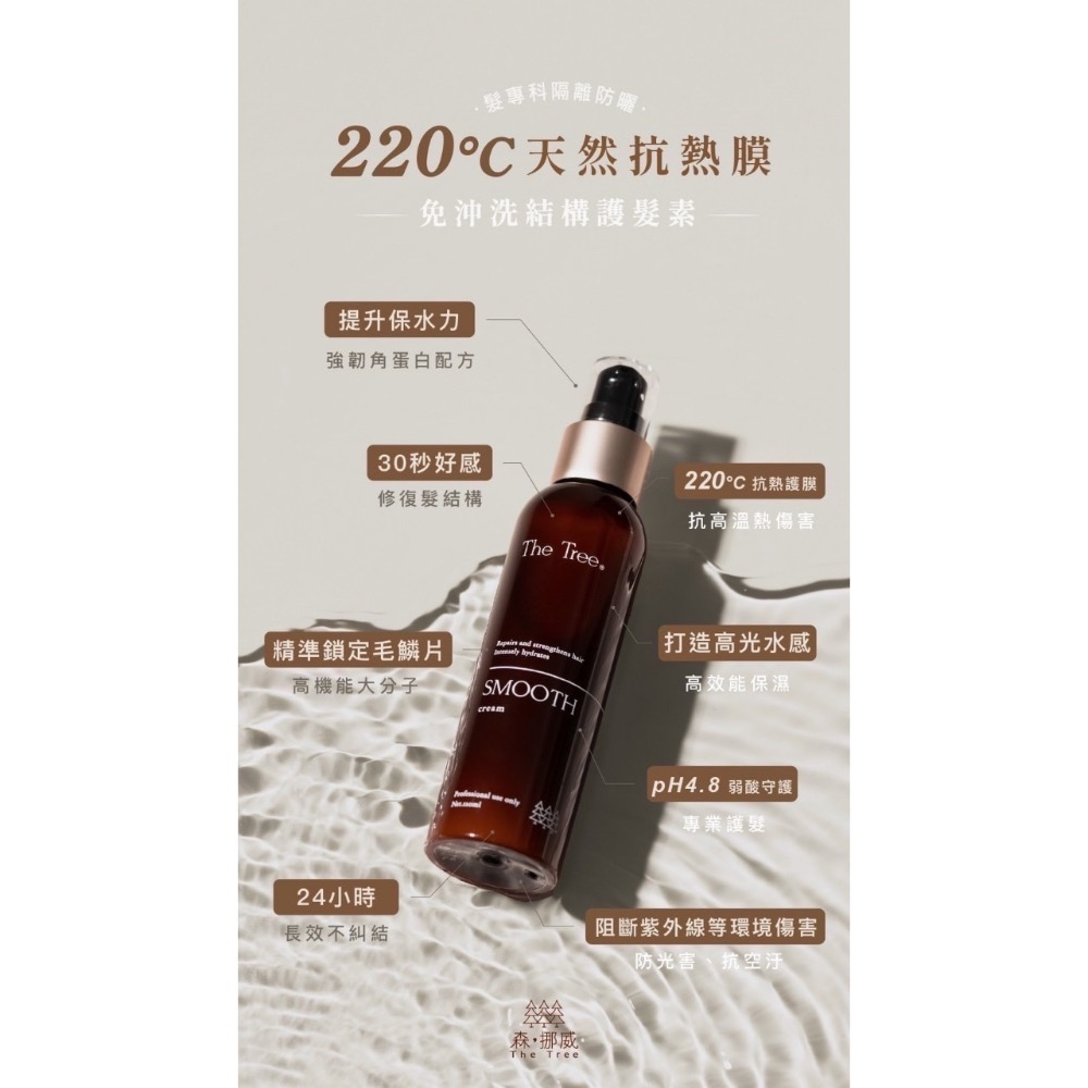 森挪威 · 免沖洗結構護髮素  天然抗熱膜 30秒修復 強力保水-細節圖3