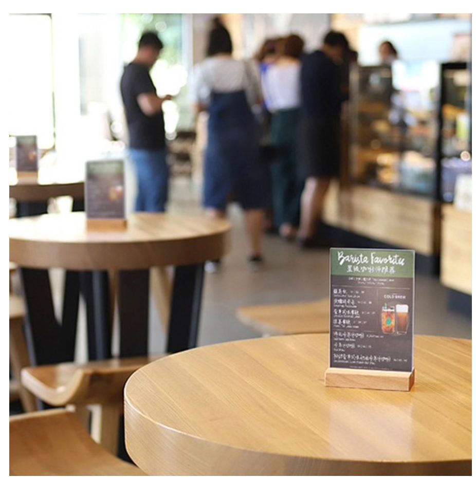 【台灣現貨】防疫必備 壓克力 A6 A5 A4原木咖啡餐廳桌牌 台卡 立牌 茶飲牌 告示牌 座台 蝦皮最便宜-細節圖7