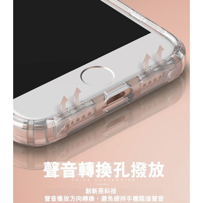新款 Apple iphoneX i8 手機殼 四角氣囊 轉聲孔防摔手機殼 軟殼 創意 透明 矽膠套 有吊飾孔 超耐用-細節圖2