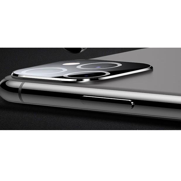適用iPhone11鏡頭圈 蘋果11 Pro Max 後攝像頭 鈦合金 金屬保護圈-細節圖2