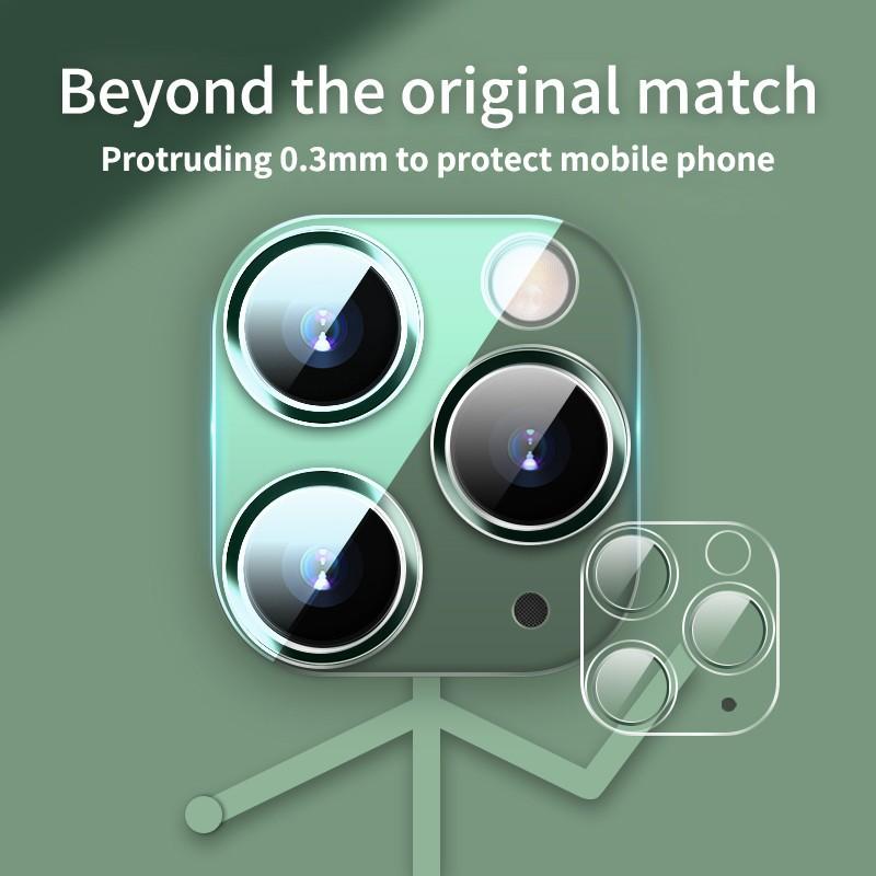 適用iPhone12/ 12pro/ 12mini /透明鏡頭膜 3D 12 ProMax 攝像頭框 保護膜 全包一體-細節圖2