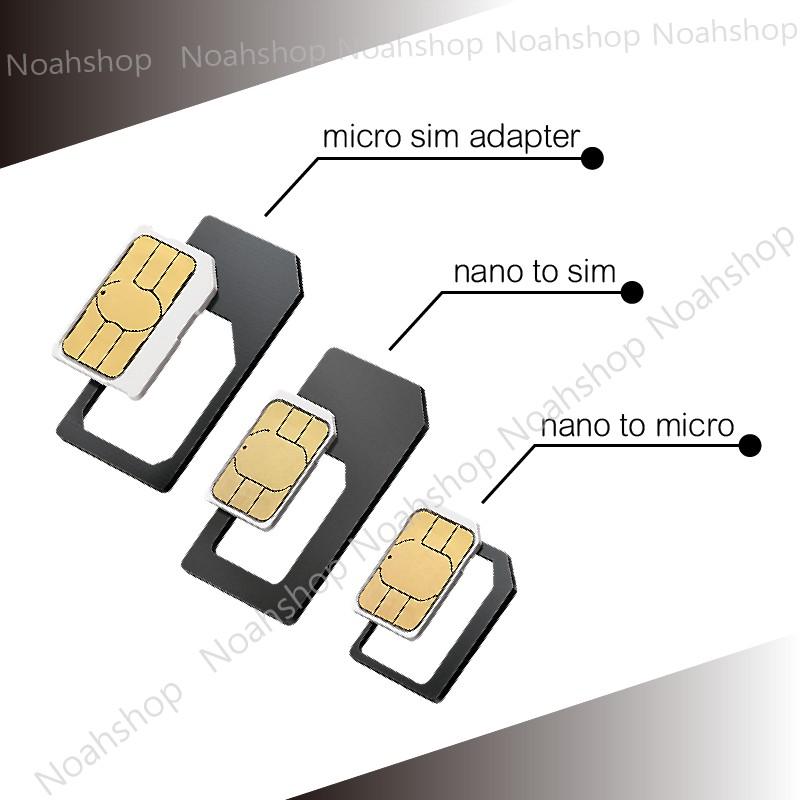 SIM卡套 小卡轉大卡 Micro / Nano Sim 附取卡針 轉卡 四件 SIM卡針 旅行專用 備用針-細節圖5