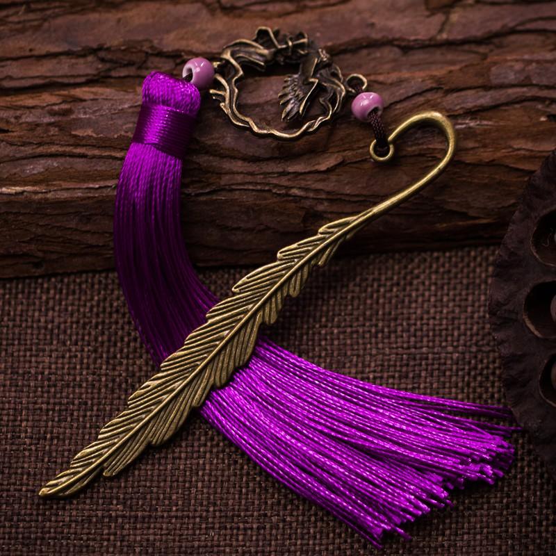 中國風 沁園春🔖流蘇金屬書籤 古典 創意 學生文具 手工復古 古風小禮物 🔖書籤 書簽 🔖-細節圖2