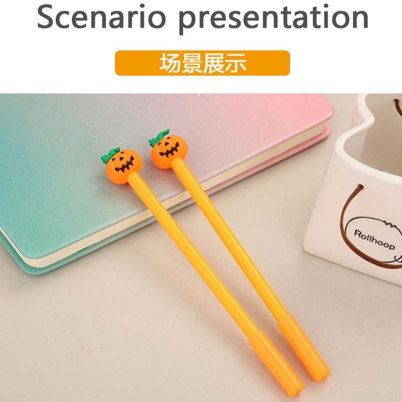 新款卡通聖誕中性筆 創意學習文具學生水性筆 可愛聖誕節/萬聖節獎品禮物-細節圖9