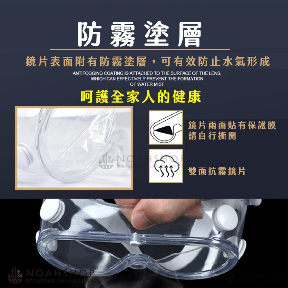 【防疫必備】防護隔離眼罩 軟式眼罩 防霧 防口沫 舒適 降低眼壓 眼罩式 醫療 餐廳 養生會館 推拿-細節圖3