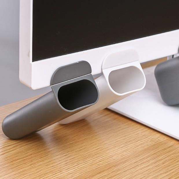 2021 創意 壁掛 黏貼 收納 整理盒 小清新 學生桌面 筆筒 多功能 螢幕 電腦使用 文具雜物收納盒-細節圖6