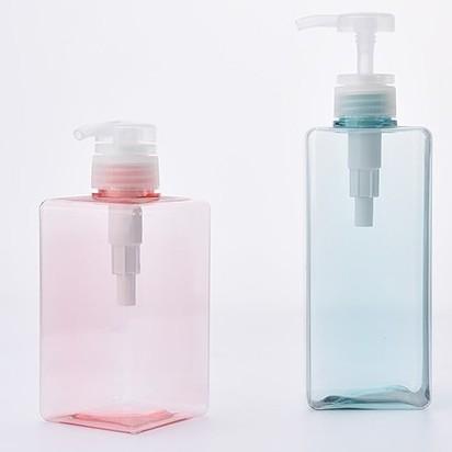 2021 450ml四方乳液瓶 洗髮水 沐浴露 包裝瓶 化妝品 分裝瓶 洗手液瓶子-細節圖3