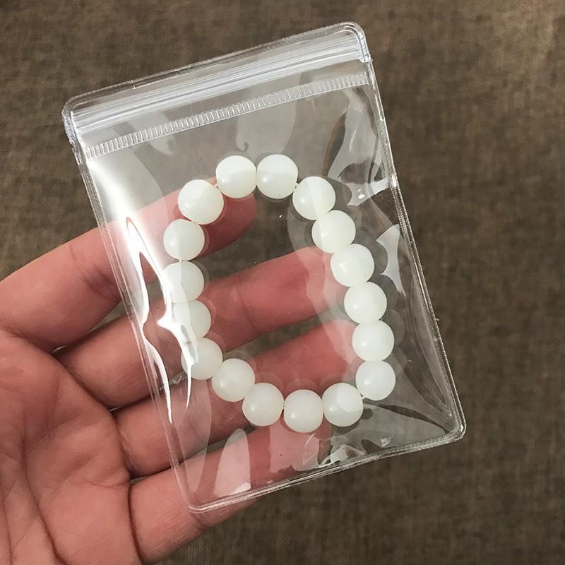 手飾收納袋 包裝袋 耳環 耳飾 首飾 透明飾品 PVC 自封袋加厚款 項鍊整理 拉鍊收納 佛珠 天珠 腳鍊 珠寶-細節圖3