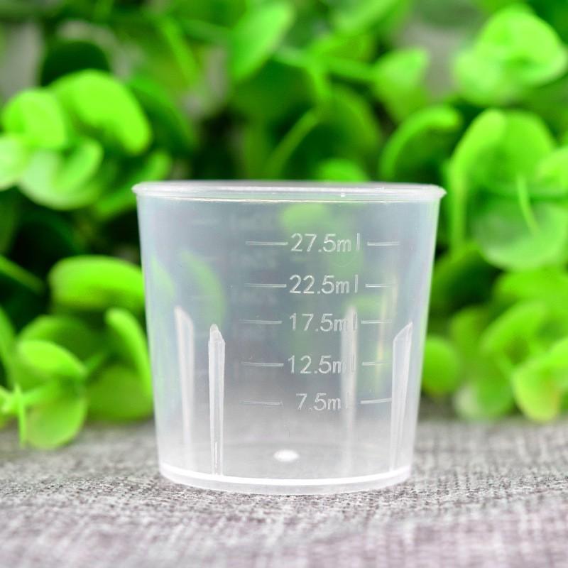 30ml量杯帶刻度 塑料 小漏斗環保材質 ，純露分裝化妝瓶分裝工具 調料瓶 DIY達人 專用-細節圖2
