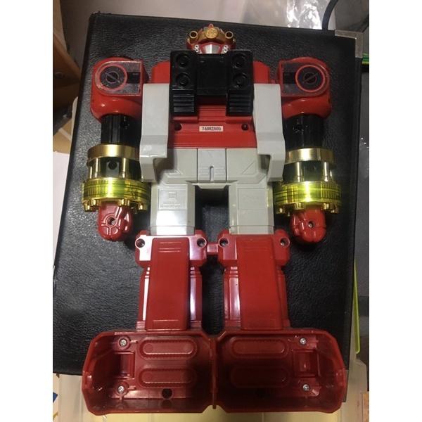 超力戰隊 日版DX炮擊戰神紅星王 電動故障 紅色拳擊手-細節圖2