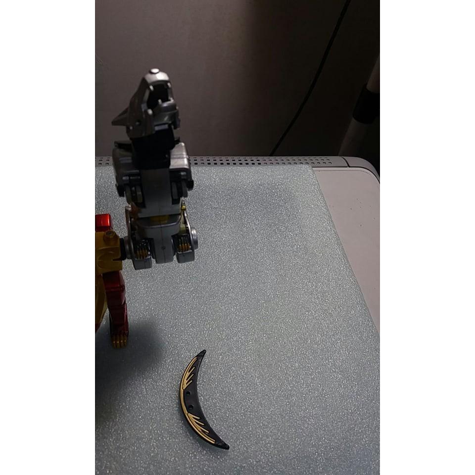 百獸戰隊 日版DX 合金腳掌及肩標 銀狼王-細節圖7