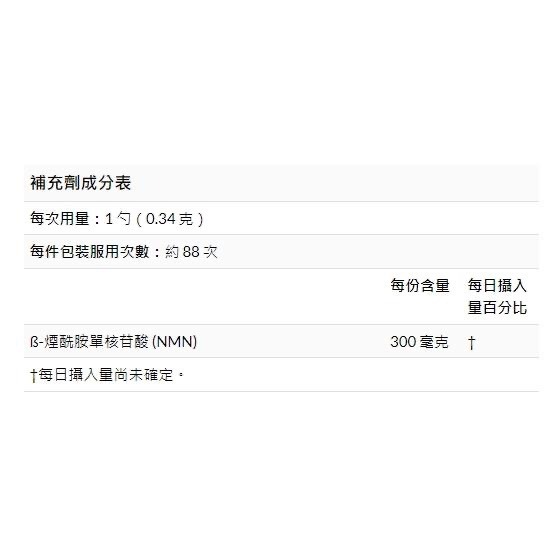 美國代購 California GOLD Nutrition NMN 粉，300 mg，1.05 盎司（30 克）-細節圖5