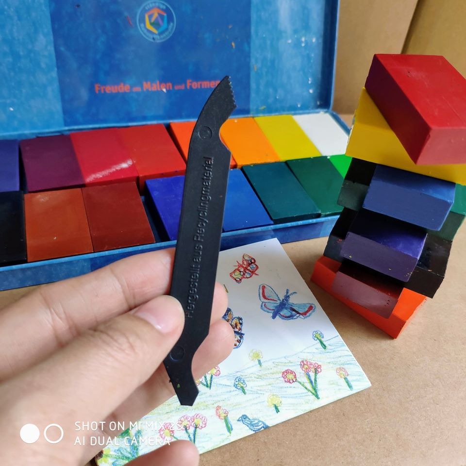 YQ003-11-現貨2-德國 🇩🇪 美術品牌 Stockmar 天然蜂蜜蠟磚 16色 附刮刀-細節圖3