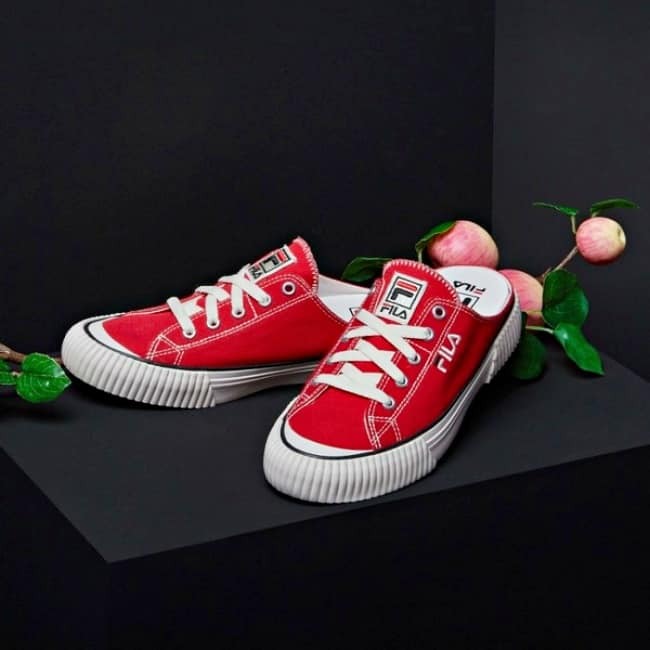 ST14981-現貨25公分一雙-FILA這雙懶人必備的帆布穆勒鞋-細節圖8