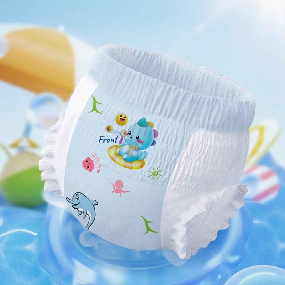 現貨 一次性泳褲 嬰幼兒夏季游泳紙尿褲 防水 無紡布 拉拉褲 尿褲 尿布 寶寶 拋棄式 泳褲 紙尿褲 尿布褲-細節圖5