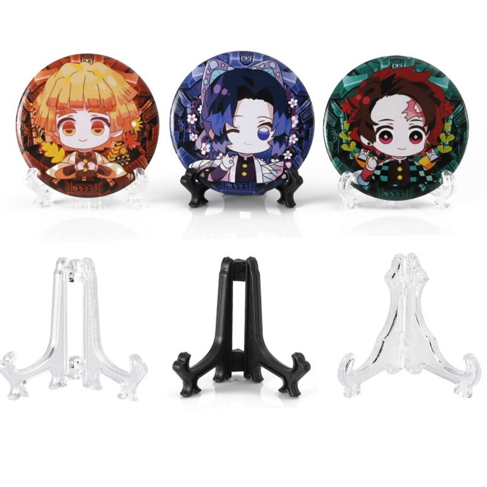 單售 徽章保護套 造型徽章套 吧唧 徽章架 痛包 透明保護套 架子 展示架 貓耳 兔耳 鑰匙圈 徽章 動漫保護 壓克力-細節圖2