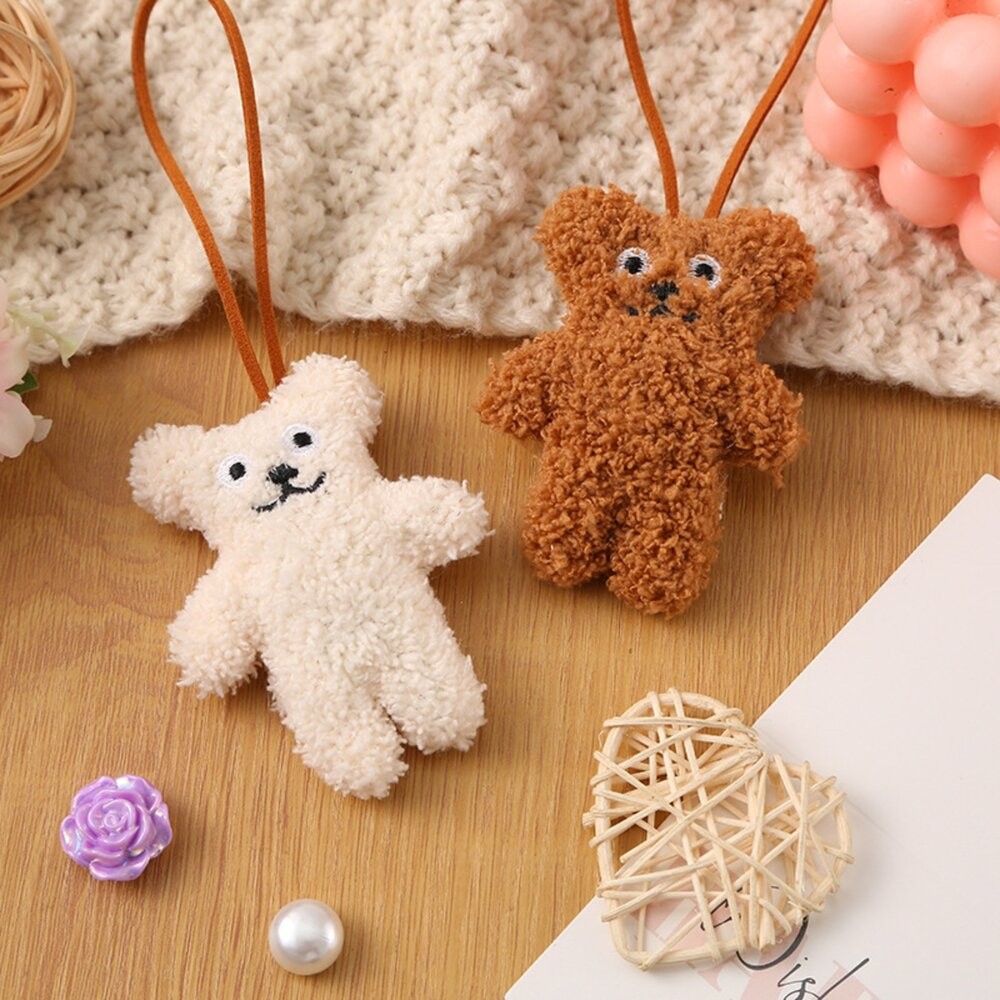絨毛 掛式姓名條 水豚 動物 雲朵 小熊 熊熊 姓名掛飾 刺繡包包吊飾 鑰匙扣掛環 書包姓名墜飾 幼兒園名字吊飾 姓名掛-細節圖6