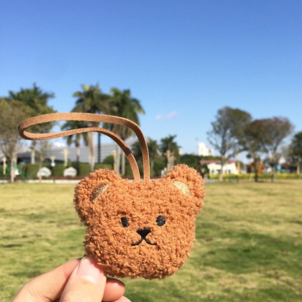 絨毛 掛式姓名條 水豚 動物 雲朵 小熊 熊熊 姓名掛飾 刺繡包包吊飾 鑰匙扣掛環 書包姓名墜飾 幼兒園名字吊飾 姓名掛-規格圖6